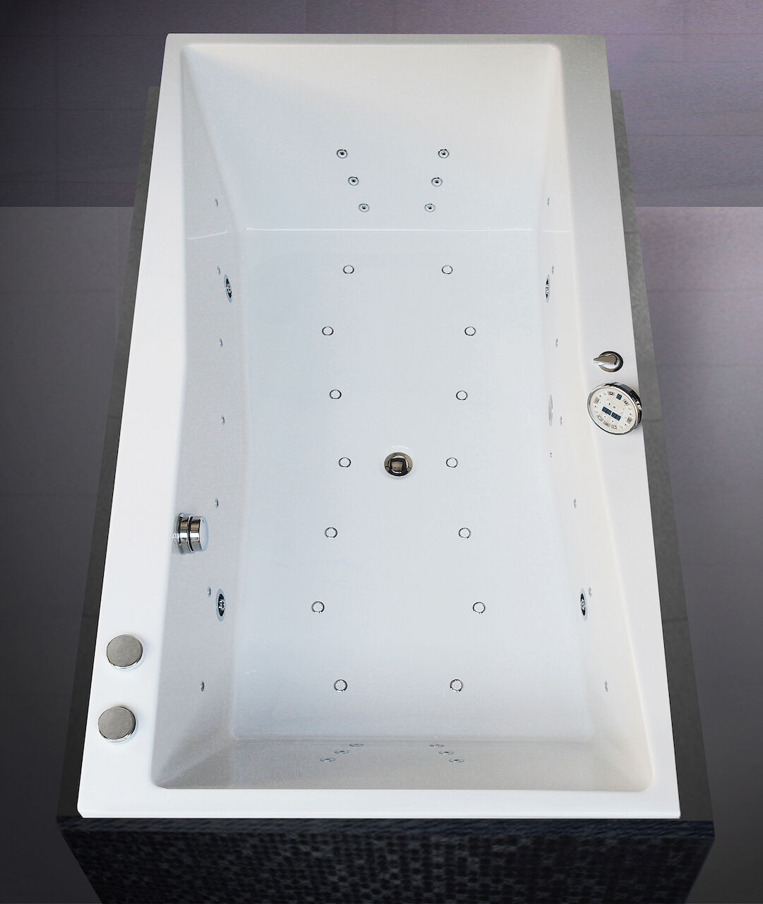 Whirlpool Badewanne Kora Whirlsystem Champagner 