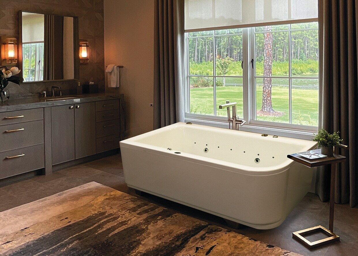 Whirlpool Michelle in luxuriösem Badezimmer