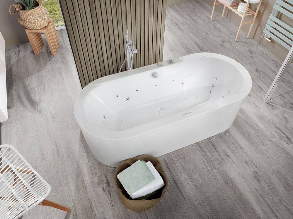 Whirlpool Badewanne freistehend Sofia Whirlsystem Superior 