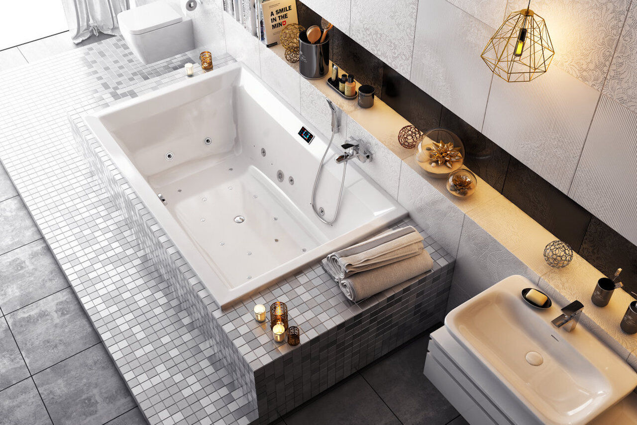 Whirlpool Badewanne Whirlsystem Excellent 